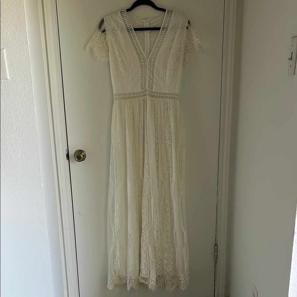 White Lace Dress